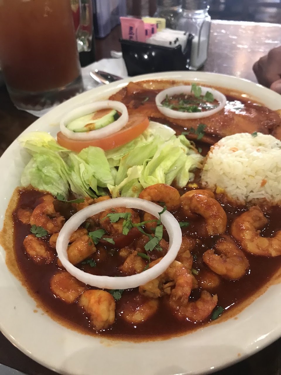 Camarones Rancheros Ranchero Style Shrimp